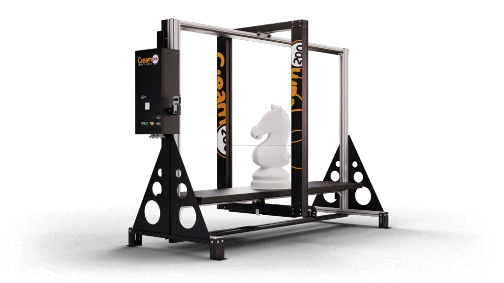 Cream 200 - profesjonalna maszyna CNC do ciecia polistyrenu 3D