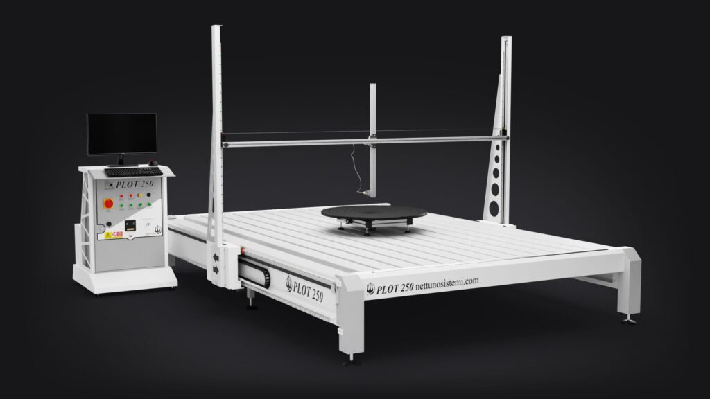 Plot 250 - profesjonalny ploter CNC do styropianu
